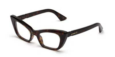 Marni Nezia Dark Havana Kog Men's Glasses Tortoiseshell Size 49 - Free Lenses - Blue Light Block Available In Dark Tortoise