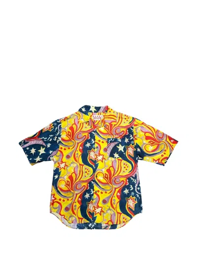 Marni No Vacancy Inn Short-sleeve Shirt In Multi