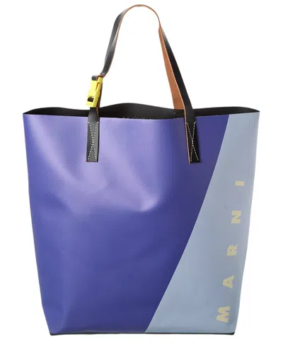 Marni North South Tote In Yellow