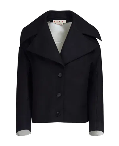 MARNI MARNI DROP SHOULDER OVERSIZED JACKET