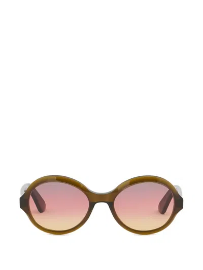 Marni Nozea Round-shape Sunglasses In Brown