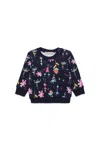 Marni Nutcracker Crew-neck Sweatshirt In Blue