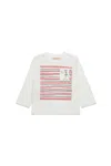 Marni Nutcracker Jersey Long Sleeves T-shirt In White