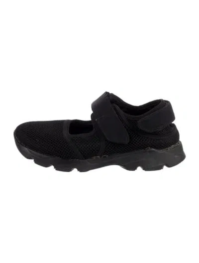 Pre-owned Marni Nylon Athletic Sneakers In Black