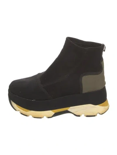 Pre-owned Marni Nylon Boots In Black