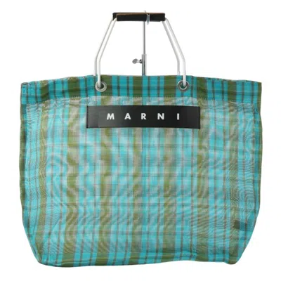 Pre-owned Marni Nylon Handbag Tote Bag () In Green
