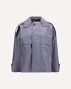 Marni Gray Polyamide Full-length Jacket In Grey