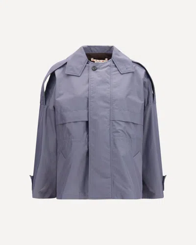 Marni Nylon Jacket In Grey