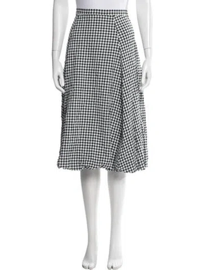 Pre-owned Marni Nylon Midi Length Skirt W/ Tags In White