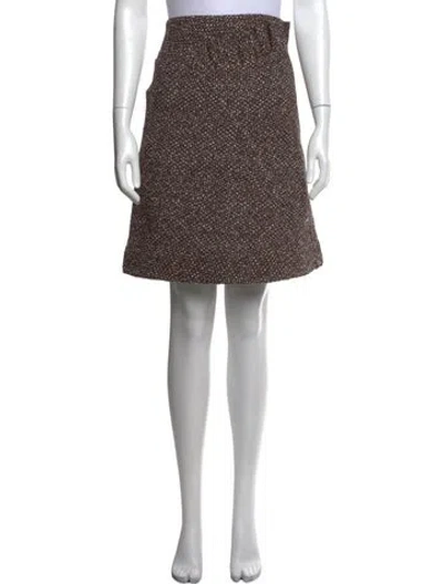 Pre-owned Marni Nylon Mini Skirt In Grey