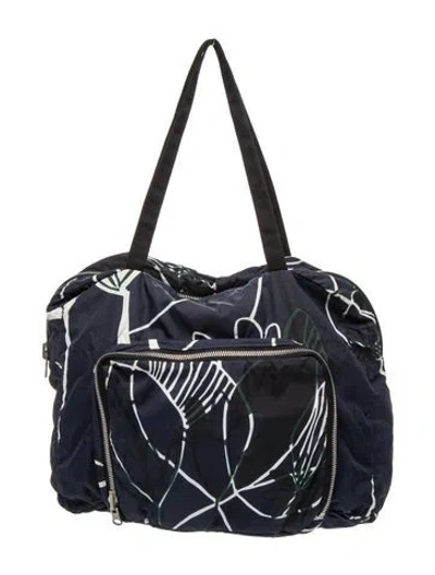 Pre-owned Marni Nylon Shoulder Bag In Blue
