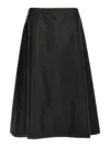 Marni Flowing Black Nylon Skirt