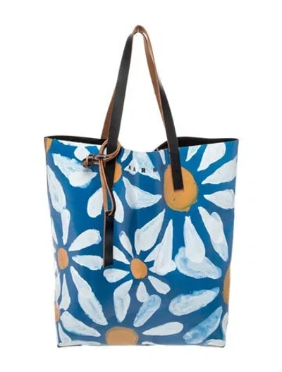 Pre-owned Marni Nylon Tote In Black