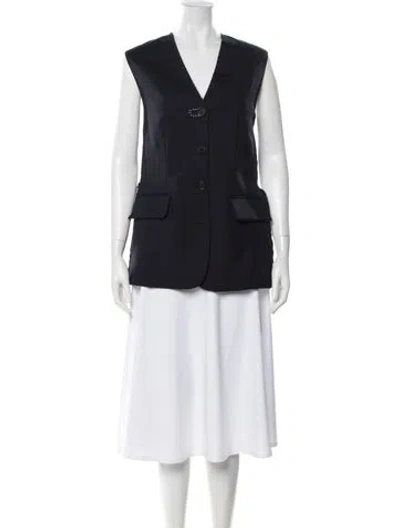 Pre-owned Marni Nylon Vest In Blue