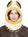Marni White Wool Balaclava With Ears In 00w01 Lily White