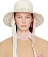 Marni Off-white Bio Denim Bucket Hat In 00w08 Snow