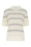 Marni Women's Embroidered Mohair Blend Sweater In Off White