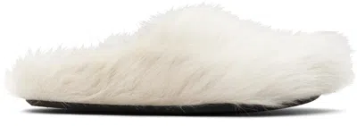 Marni Off-white Fussbett Sabot Slip-on Loafers