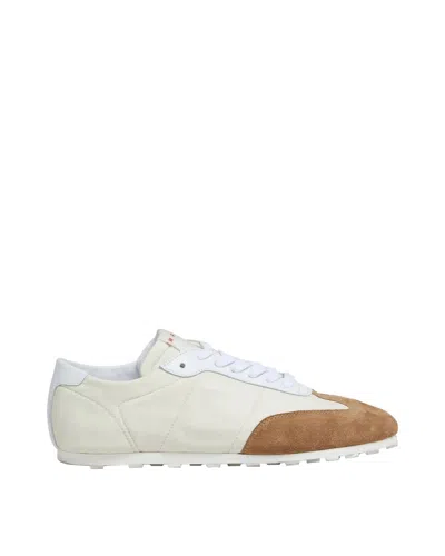 Marni Off-white Nylon Softy Soccer Sneaker