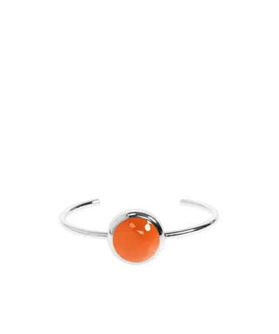 Marni Cabochon Cuff Bracelet In Orange