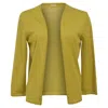Marni Open-front Cardigan In Yellow Wool In Yellow