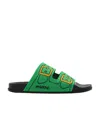 Marni Open-toe Slip-on Sandals In Green