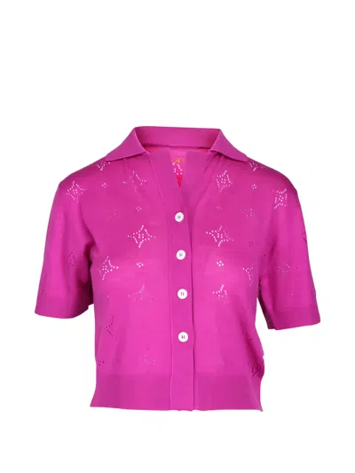 Marni Openwork Shirt In Pink