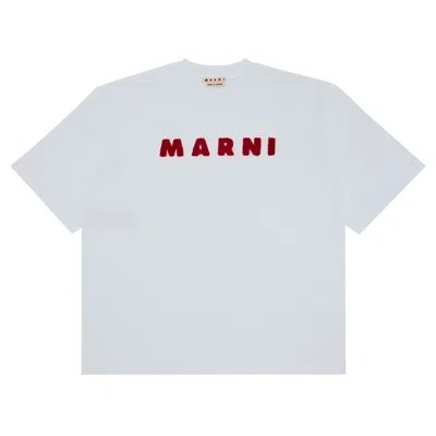 Pre-owned Marni Organic Compact Jersey T-shirt 'lily White' | Men's Size 46