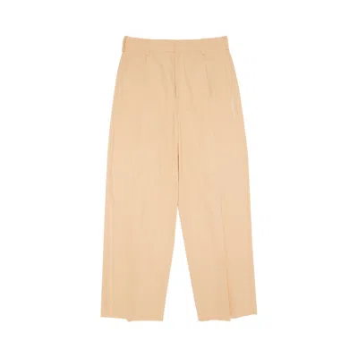 Pre-owned Marni Organic Compact Poplin Trousers 'pale Peach' | Pink | Men's Size 48