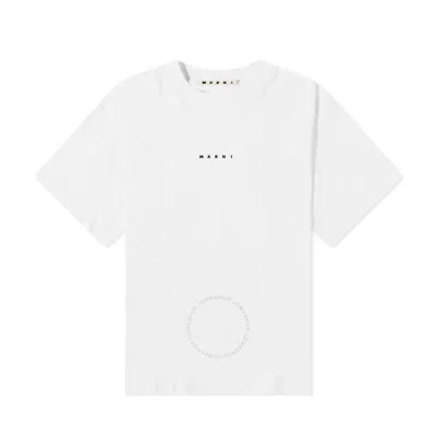 MARNI MARNI ORGANIC COTTON JERSEY LOGO T-SHIRT