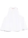 Marni Organic Cotton Tank Top In White