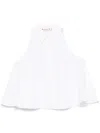 Marni Organic Cotton Tank Top In White