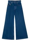 Marni Wide Flared Leg Jeans With A