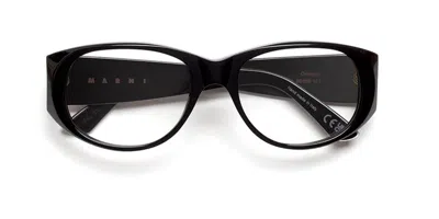 Marni Orinoco Optical Black Men's Glasses, Black, Size 55