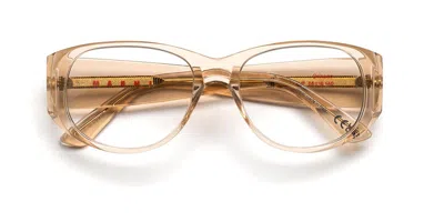 Marni Orinoco Optical Resin Men's Glasses, Brown, Size 55