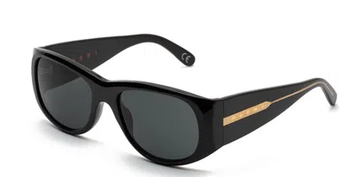 Marni Orinoco River Black Q8d Men's Sunglasses Black Size 56