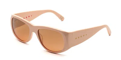Marni Orinoco River Nude 0ef Men's Sunglasses Pink Size 49