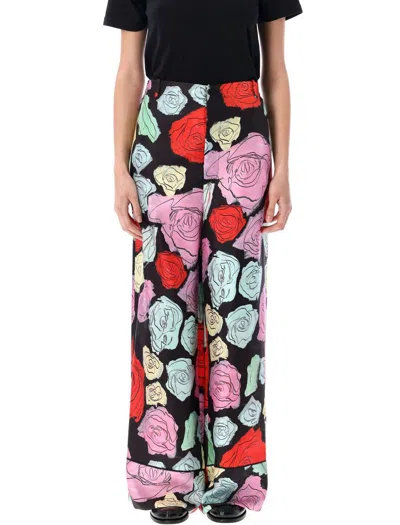 MARNI MARNI ORION PRINT PALAZZO TROUSERS