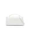 Marni Leather Tote Bag With Prisma Logo In White