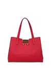 Marni Trunkaroo Handbag In Red Leather In Red