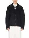 Marni Black Virgin Wool Jacket In Black