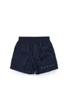 Marni Costume Boxer Con Logo  Outline In Blue
