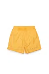 Marni Outline Branded Boxer Shorts In Yellow