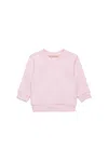 Marni Outline Branded Crew-neck Sweatshirt In Pink