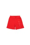 Marni Shorts In Felpa Con Logo  Outline In Red