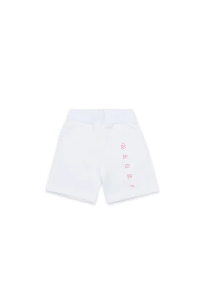 Marni Babies' Shorts In Felpa Con Logo  Outline In White