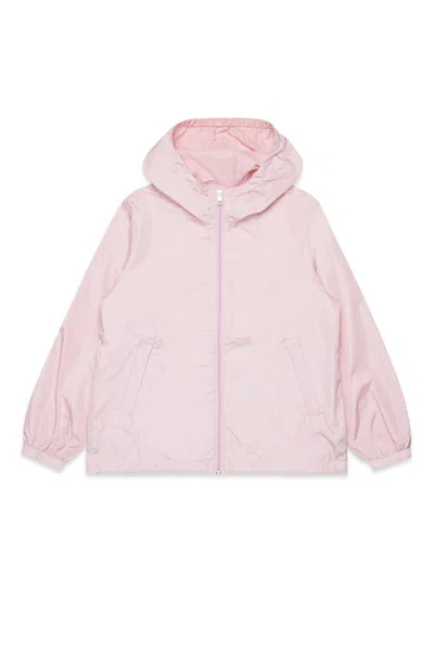 Marni Giacca Windbreaker Con Logo  Outline In Pink