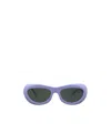 Marni Oval Plastic Spectacle Frame In Green