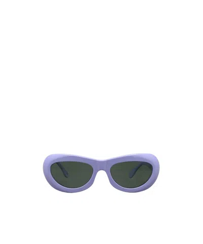 Marni Oval Plastic Spectacle Frame In Green