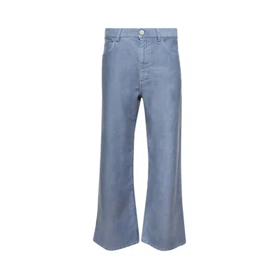 Pre-owned Marni Overdyed Pants 'opal' | Blue | Men's Size 56